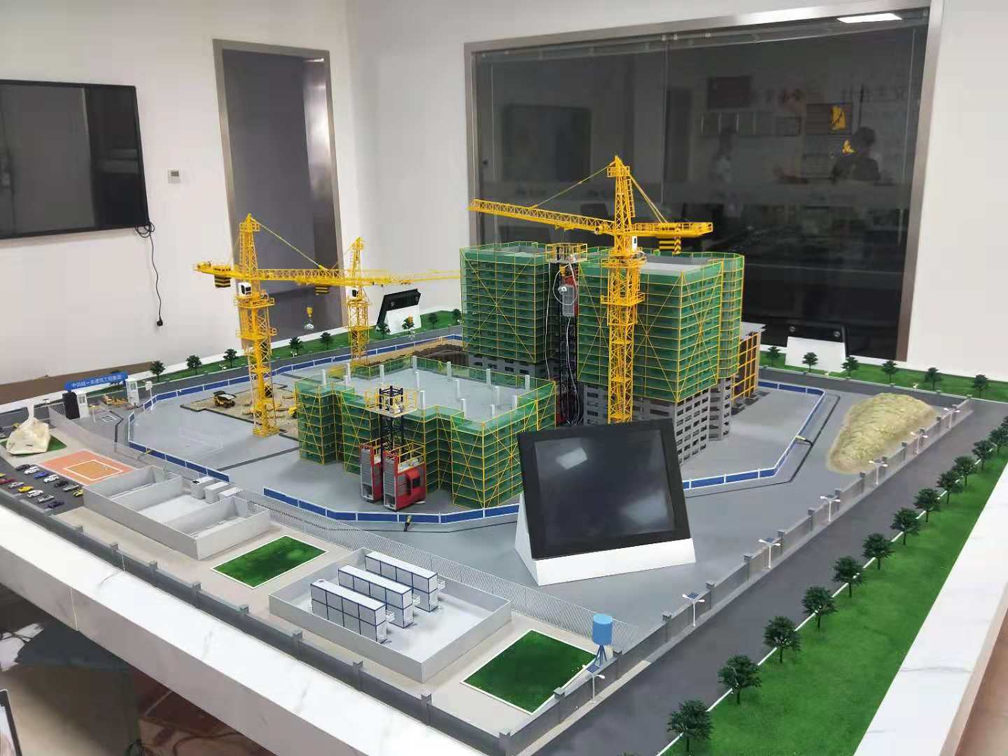 东宁市建筑施工场景模型
